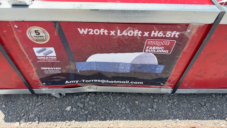 Image for 20' X 40' FABRIC BUILDING