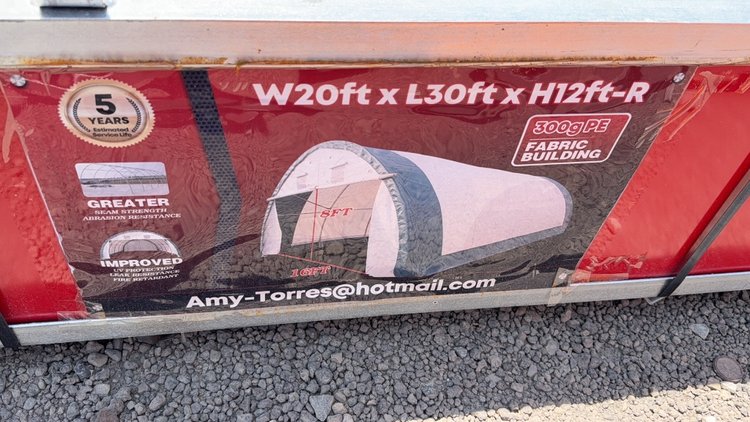 Image for 20' X 30' FABRIC BUILDING