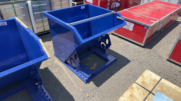 Image for SMALL FORKLIFT SELF DUMPING DUMPSTER