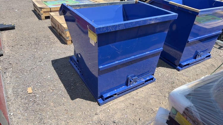 Image for SMALL FORKLIFT SELF DUMPING DUMPSTER