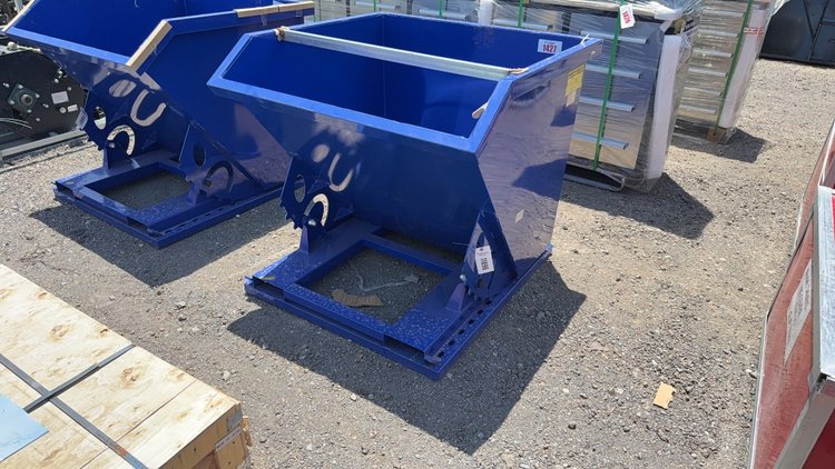 Image for SMALL FORKLIFT SELF DUMPING DUMPSTER