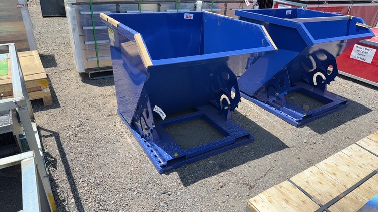 Image for SMALL FORKLIFT SELF DUMPING DUMPSTER