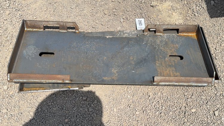 Image for QTY(2) SKID STEER WELD ON PLATES