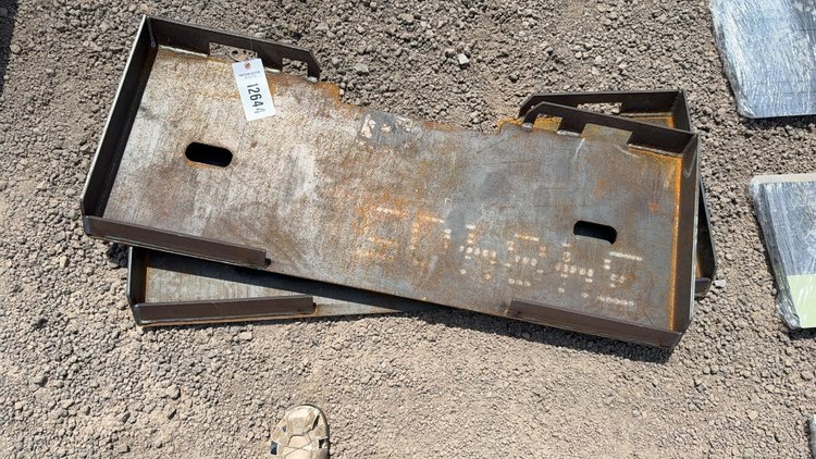 Image for QTY(2) SKID STEER WELD ON PLATES