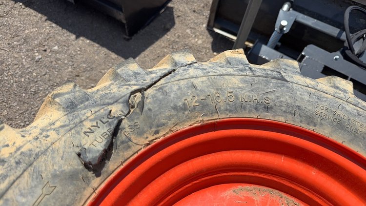 Image for QTY(4) 12-16.5 TIRES ON 8 LUG WHEELS