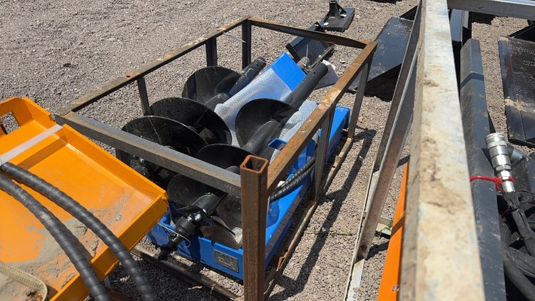 Image for SKID STEER POST HOLE AUGER W/8