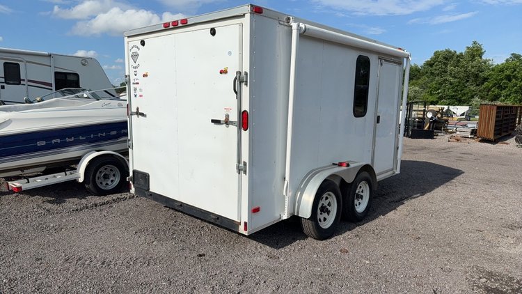 Image for 2012 DIAMOND 12' BUMPER PULL ENCLOSED TRAILER