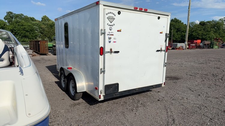 Image for 2012 DIAMOND 12' BUMPER PULL ENCLOSED TRAILER