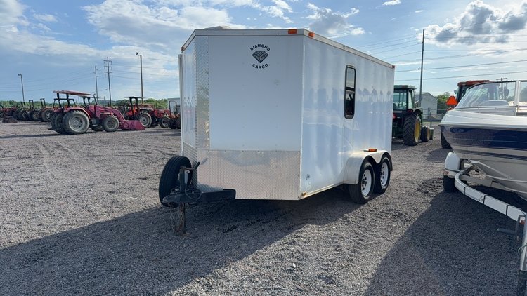 Image for 2012 DIAMOND 12' BUMPER PULL ENCLOSED TRAILER