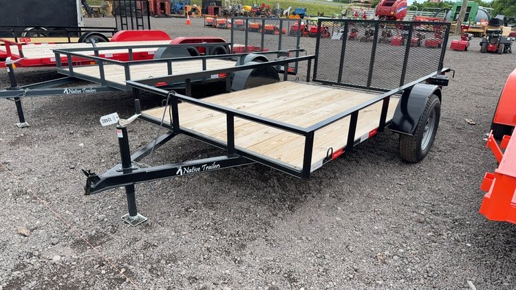 Image for 2025 NATIVE 10' BUMPER PULL UTILITY TRAILER