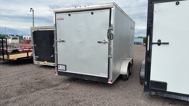 Image for 2022 ROCK SOLID 16' ENCLOSED BUMPER PULL TRAILER