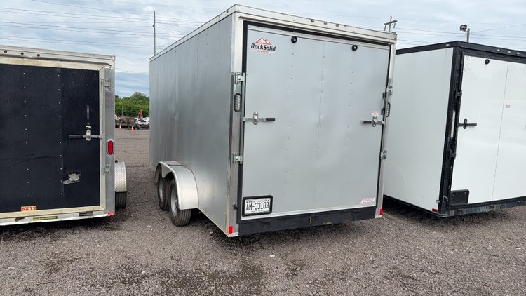 Image for 2022 ROCK SOLID 16' ENCLOSED BUMPER PULL TRAILER