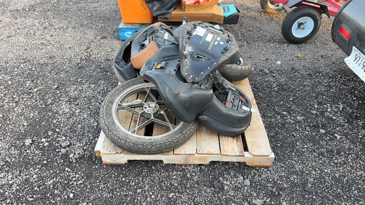 Image for PALLET OF MOTOR CYCLE PARTS