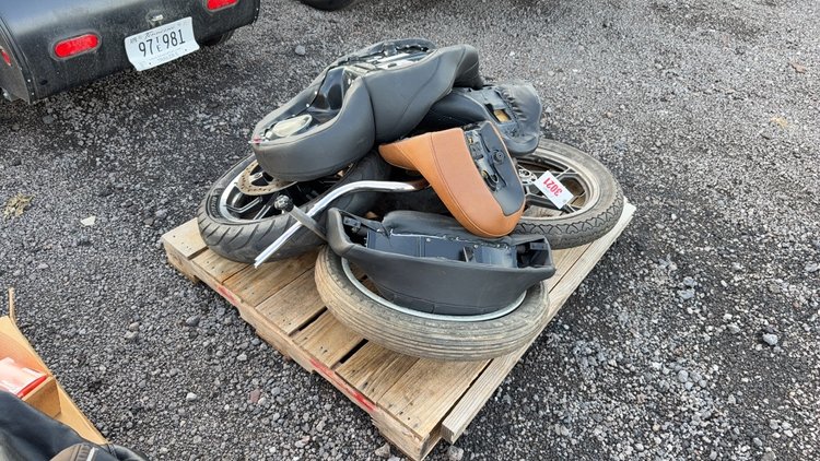 Image for PALLET OF MOTOR CYCLE PARTS