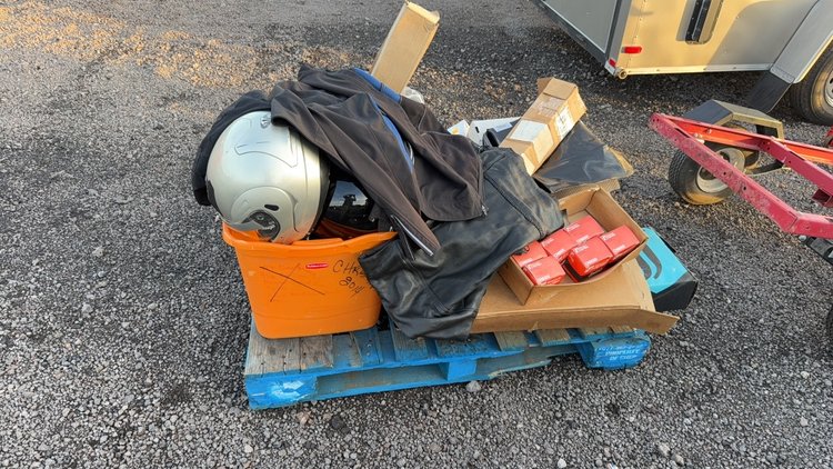 Image for PALLET OF MOTOR CYCLE PARTS
