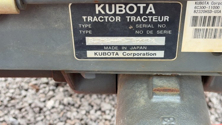 Image for KUBOTA B2320 TRACTOR