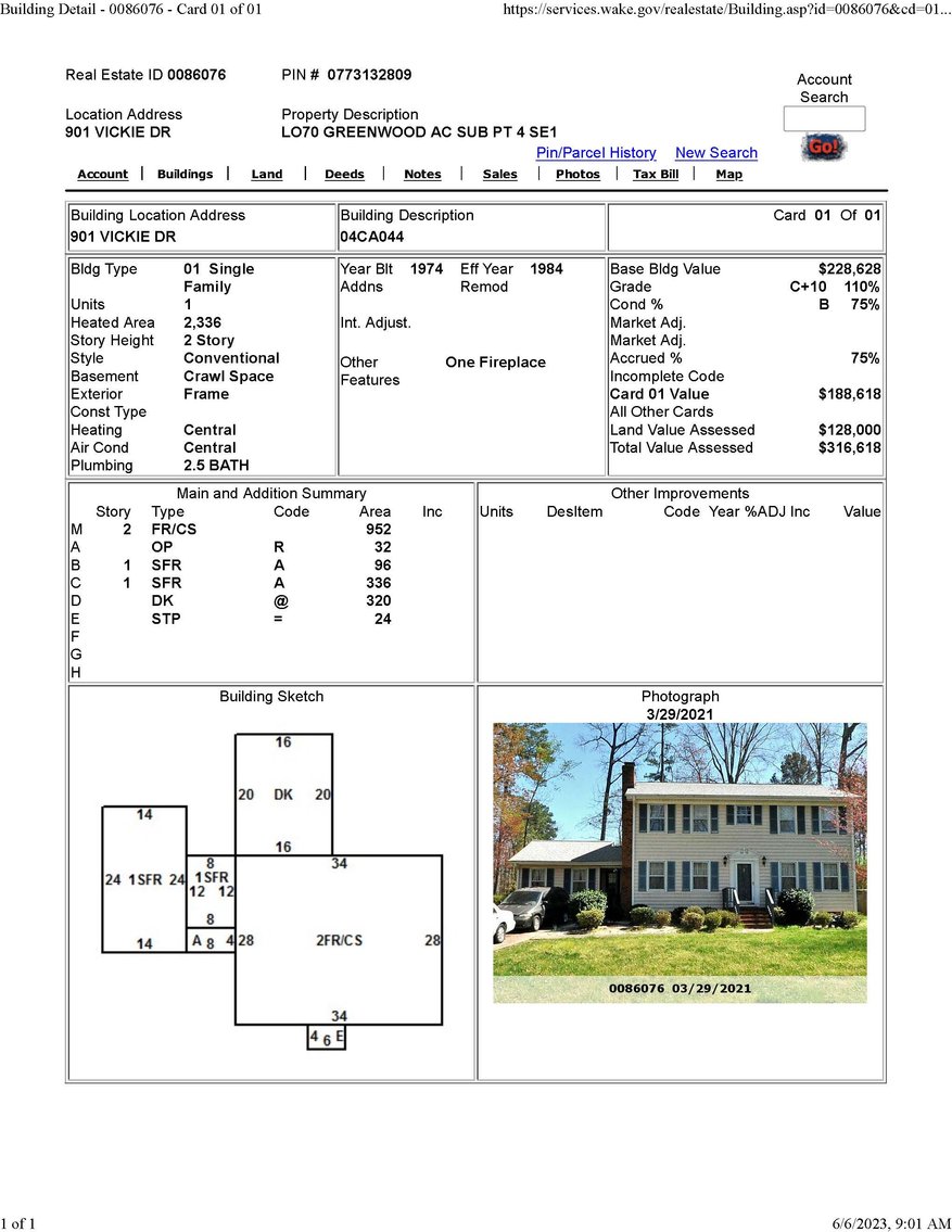 Image for Home in Greenwood Acres in Cary!