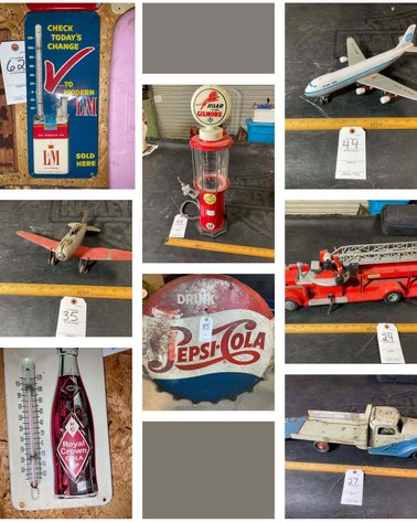 Image for Huge Collection of Vintage Toys, Tractors, Petroliana Products and Lots More!