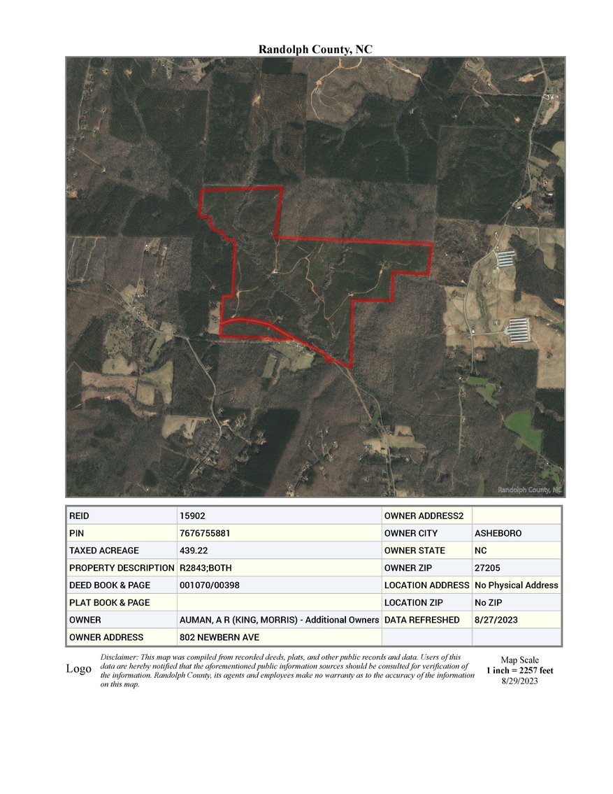 Image for 436 acres in Randolph County Divided into multiple tracts w/a portion selling absolute! This is an online / live / simulcast event!
