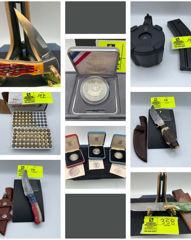 Image for Knife, Numismatic, and Ammo Enthusiasts Dream Online Auction!
