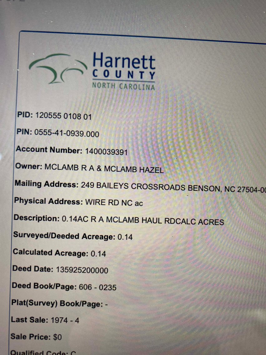 Image for 68+ Acres divided into 8 tracts being sold at Absolute Auction in Southern Harnett County!