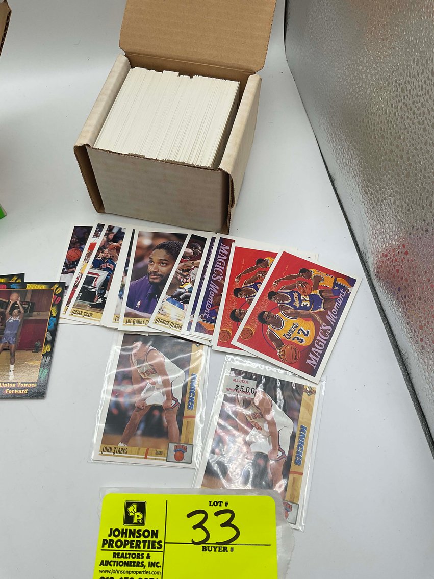 Image for Large Collection of Collectible Trading Cards,  Sport Memorabilia, Coins and Stamps