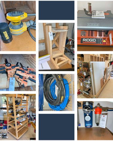 Image for Large Woodworking Shop with many new tools! ONLINE ONLY EVENT!