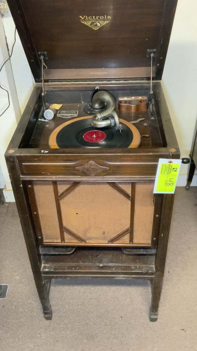 Image for Huge Online Only Auction with Vintage Victrolas, farm items, glassware and lots more!