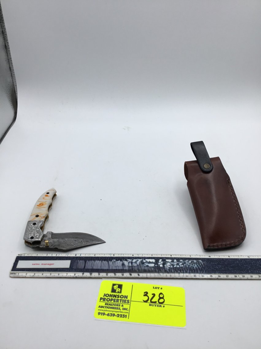 Image for Handmade Damascus Steel Knives and Online Firearms Auction  just in time for Christmas!