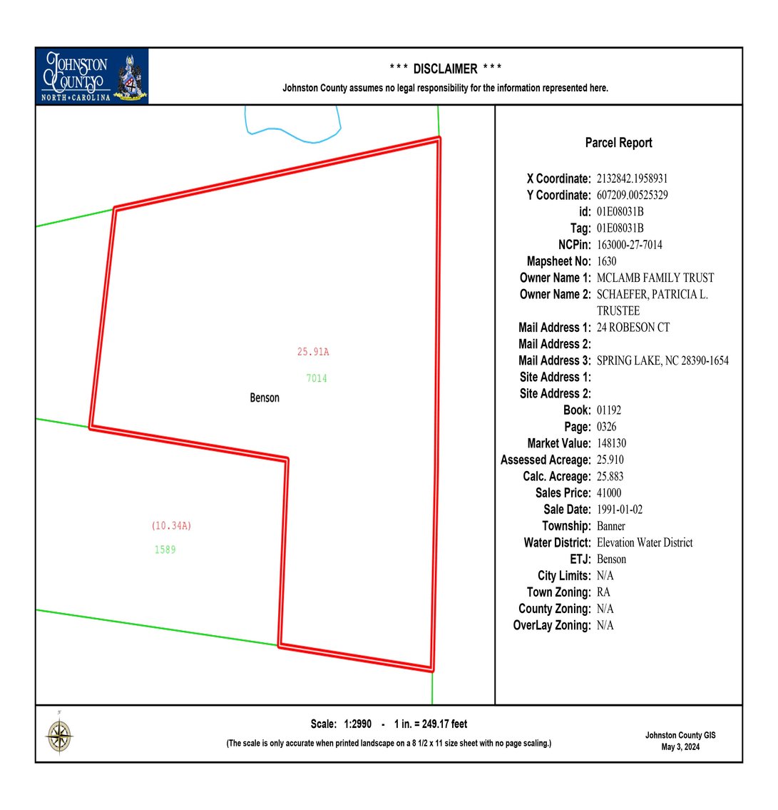 Image for 25+/- Acres off NC 50 Johnston County included in the April Multi-Parcel Auction!