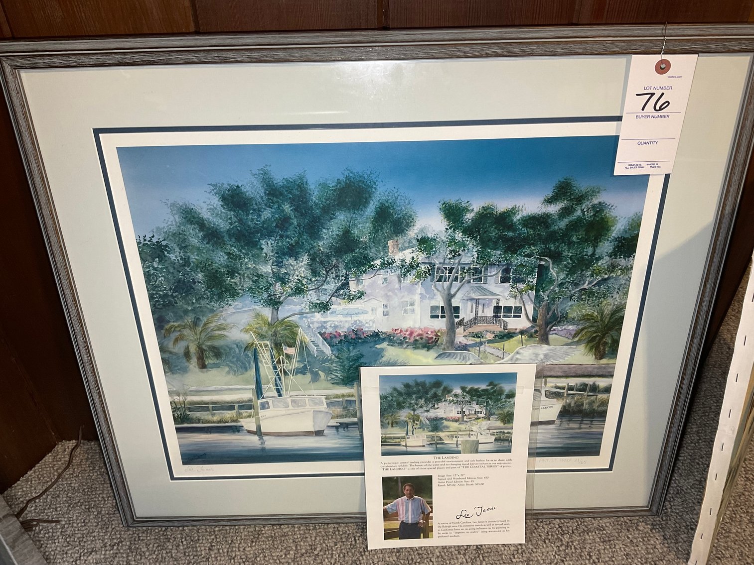 Image for Online Personal Property Auction that includes original works from a Local Artist in Wake Forest!