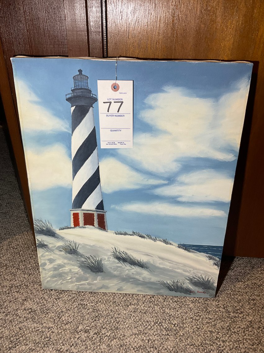 Image for Online Personal Property Auction that includes original works from a Local Artist in Wake Forest!