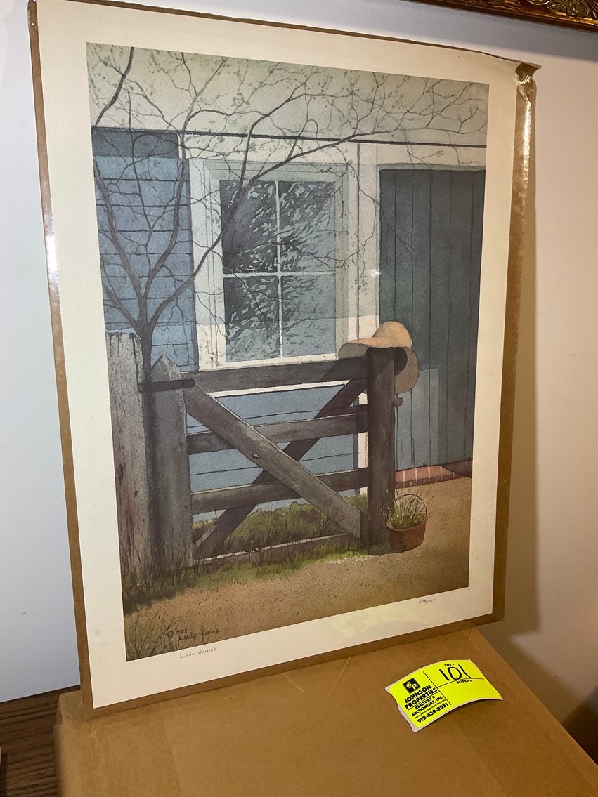 Image for Online Personal Property Auction that includes original works from a Local Artist in Wake Forest!