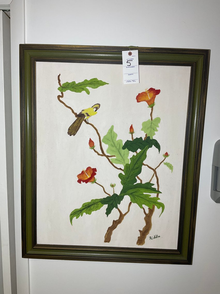 Image for Online Personal Property Auction that includes original works from a Local Artist in Wake Forest!