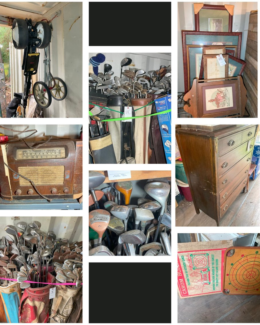 Image for Personal Property Auction including tons of Golf items!