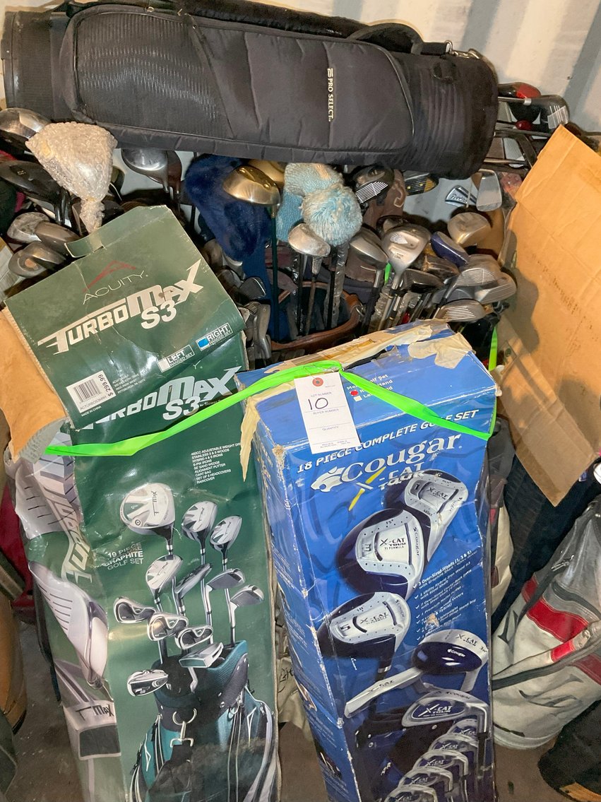 Image for Personal Property Auction including tons of Golf items!