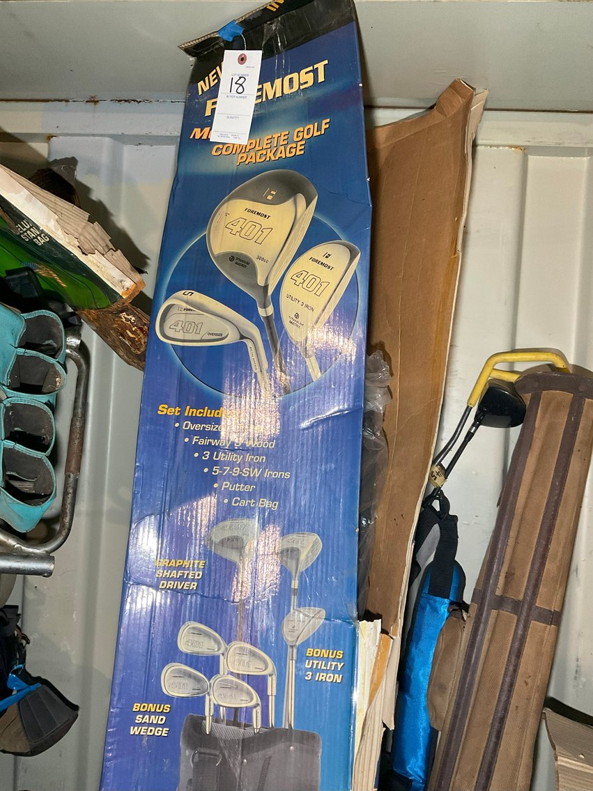 Image for Personal Property Auction including tons of Golf items!