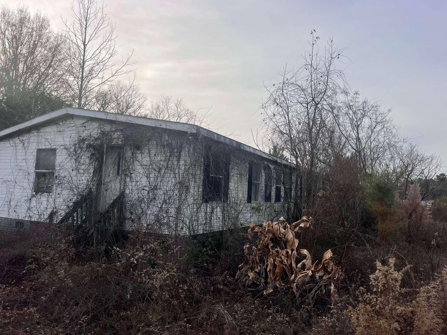 Image for Over 7 acres with a Manufactured Home Selling at Public Auction in Harnett County on 1530 Clark Road, Lillington, NC.