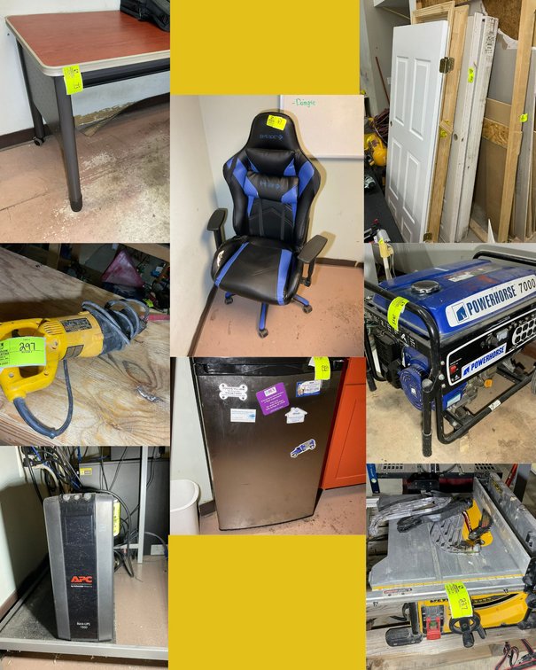 Image for Online Only Auction: Office Furniture, Home Improvement Tools & Equipment