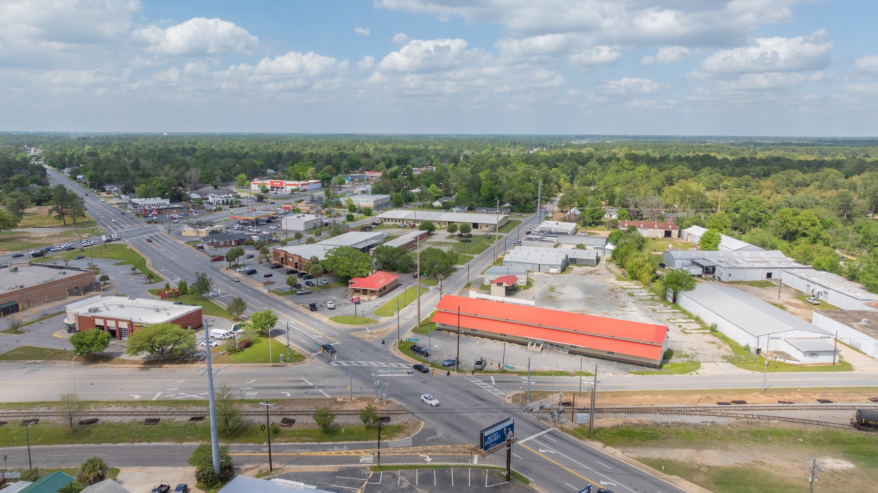 Image for High-Traffic Commercial Property on 2.4+/- Acres - Prime Retail & Warehouse Space - 30,060+/- Total Building SF Offered Divided & as a Whole