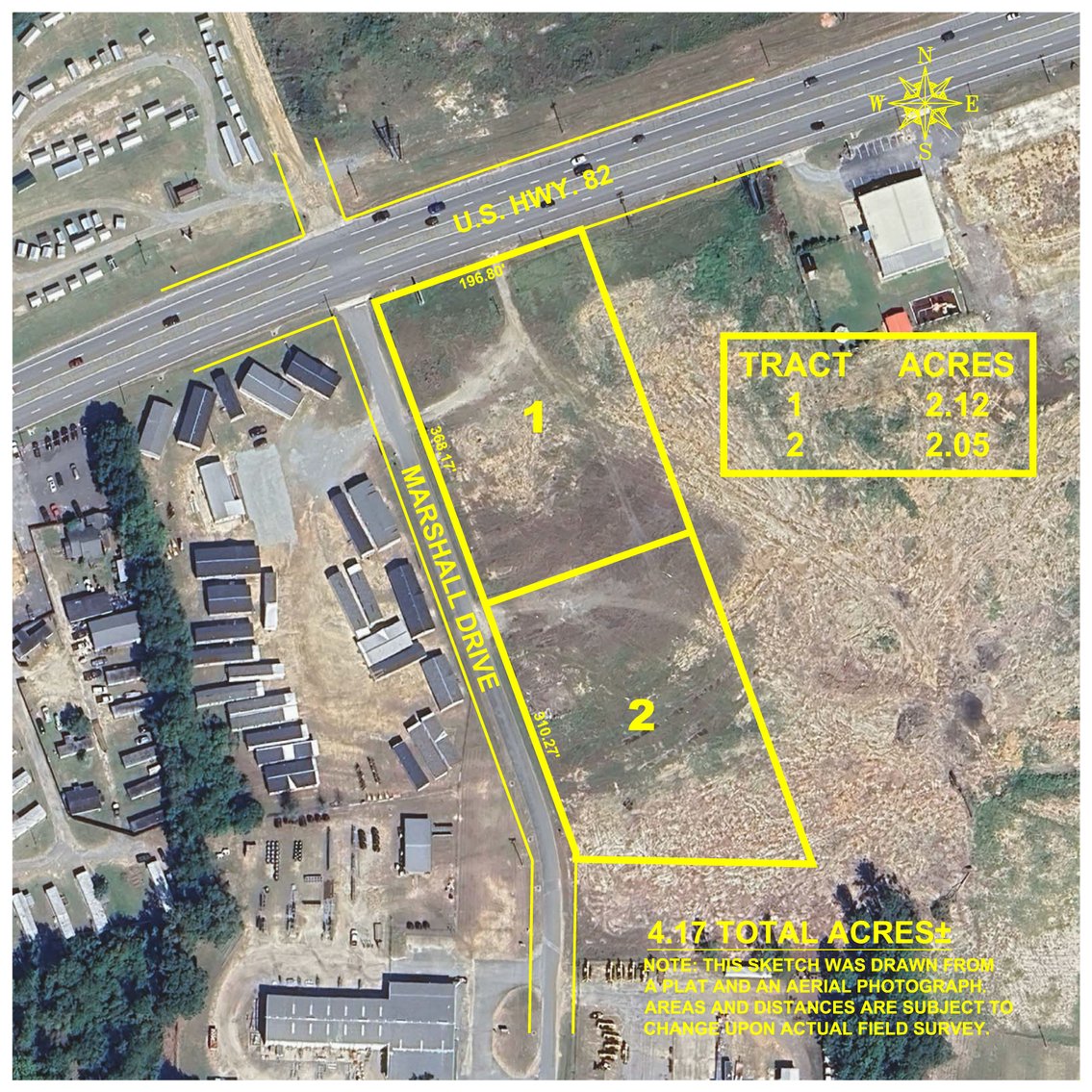 Image for Prime 4.17+/- Acre Commercial Development Opportunity - Unimproved Property in High-Traffic Retail Corridor Offered in Divided & as a Whole