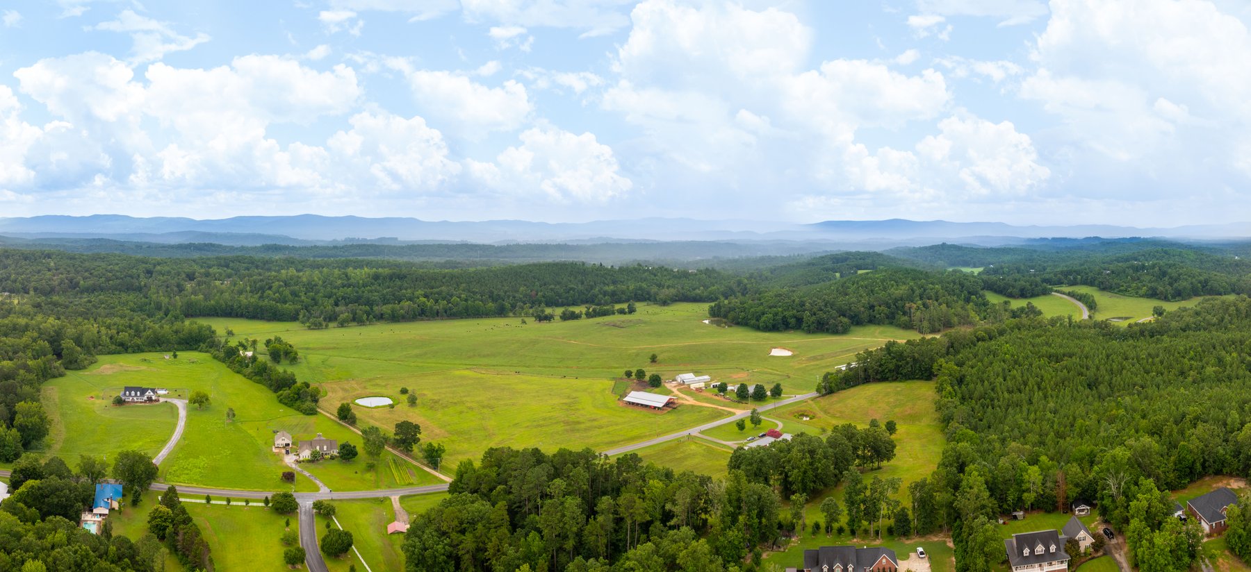 Image for Pleasant Valley Farms – 238+/- Total Acres - Residential Development Opportunity - Beautiful Brick Home & Improvements - Offered Divided & as a Whole