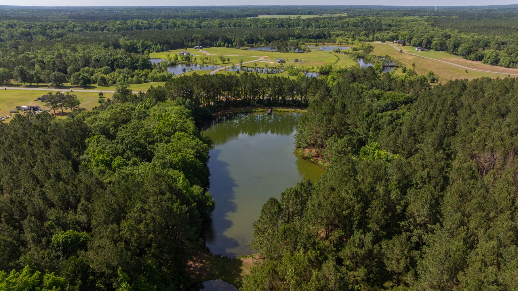 Image for 176+/- Acres - 6,546+/- SF Custom Lodge w/ Stocked Ponds & Food Plots - Mature Timber & Rocky Creek Frontage