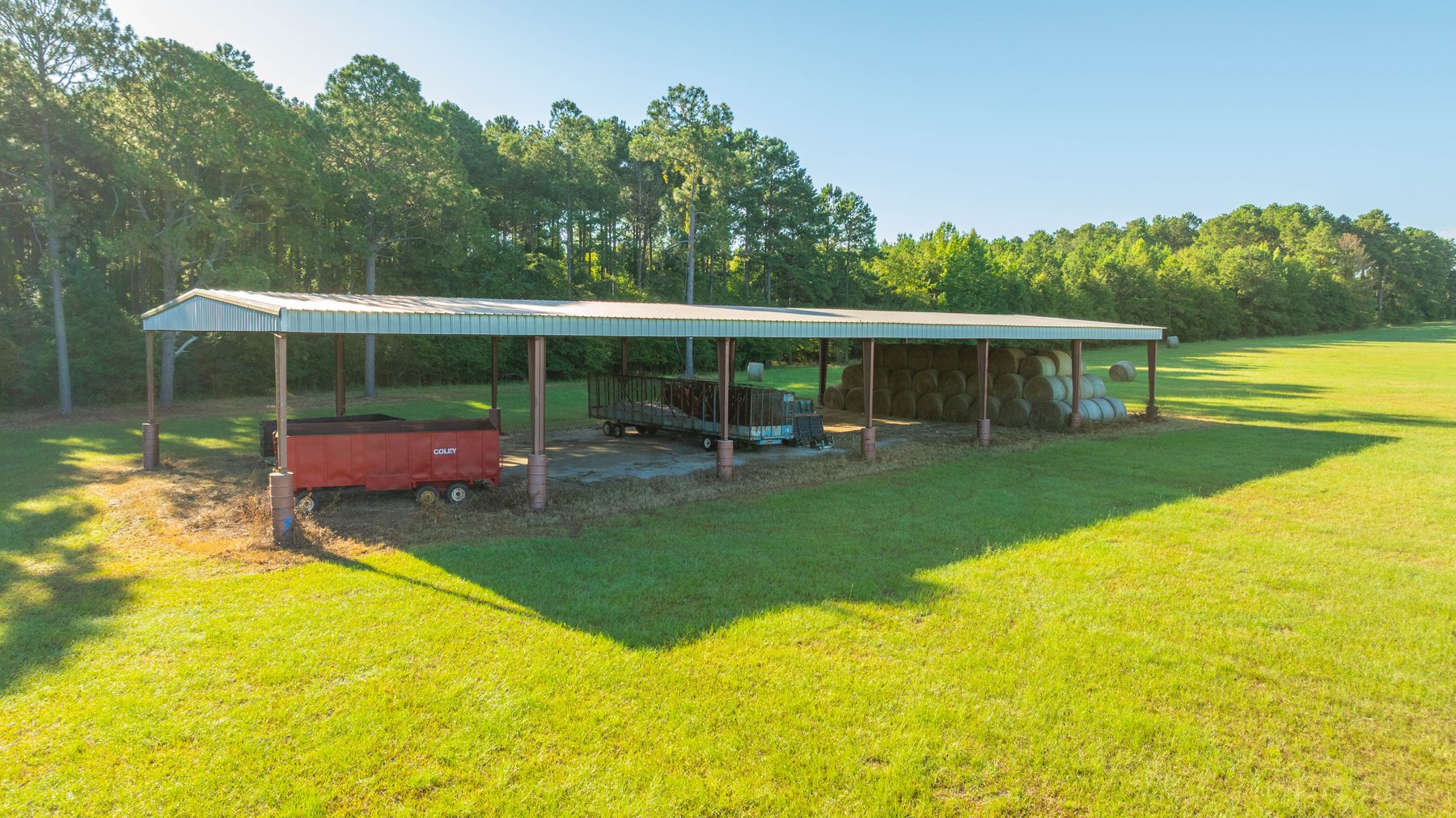 Image for 224+/- Total Acres – The Bowen Farm - Productive Farmland w/ Brick Home, Coastal Hayfields & Large Metal Building
