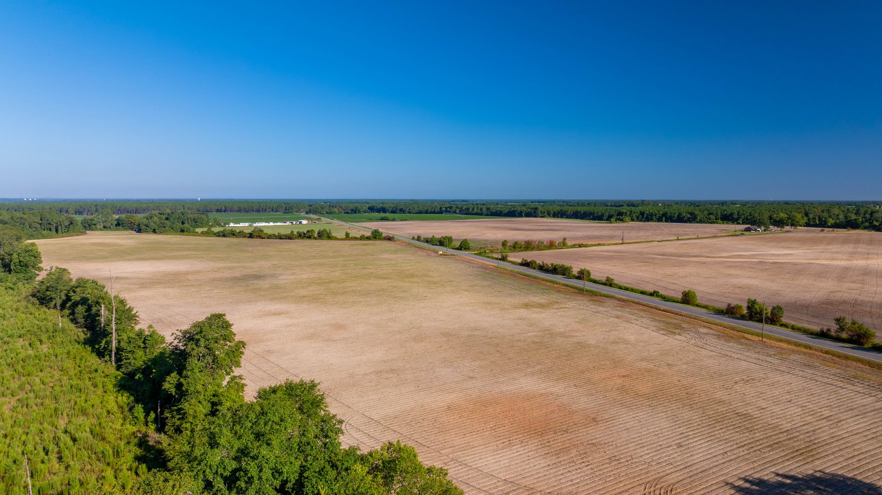 Image for 224+/- Total Acres – The Bowen Farm - Productive Farmland w/ Brick Home, Coastal Hayfields & Large Metal Building