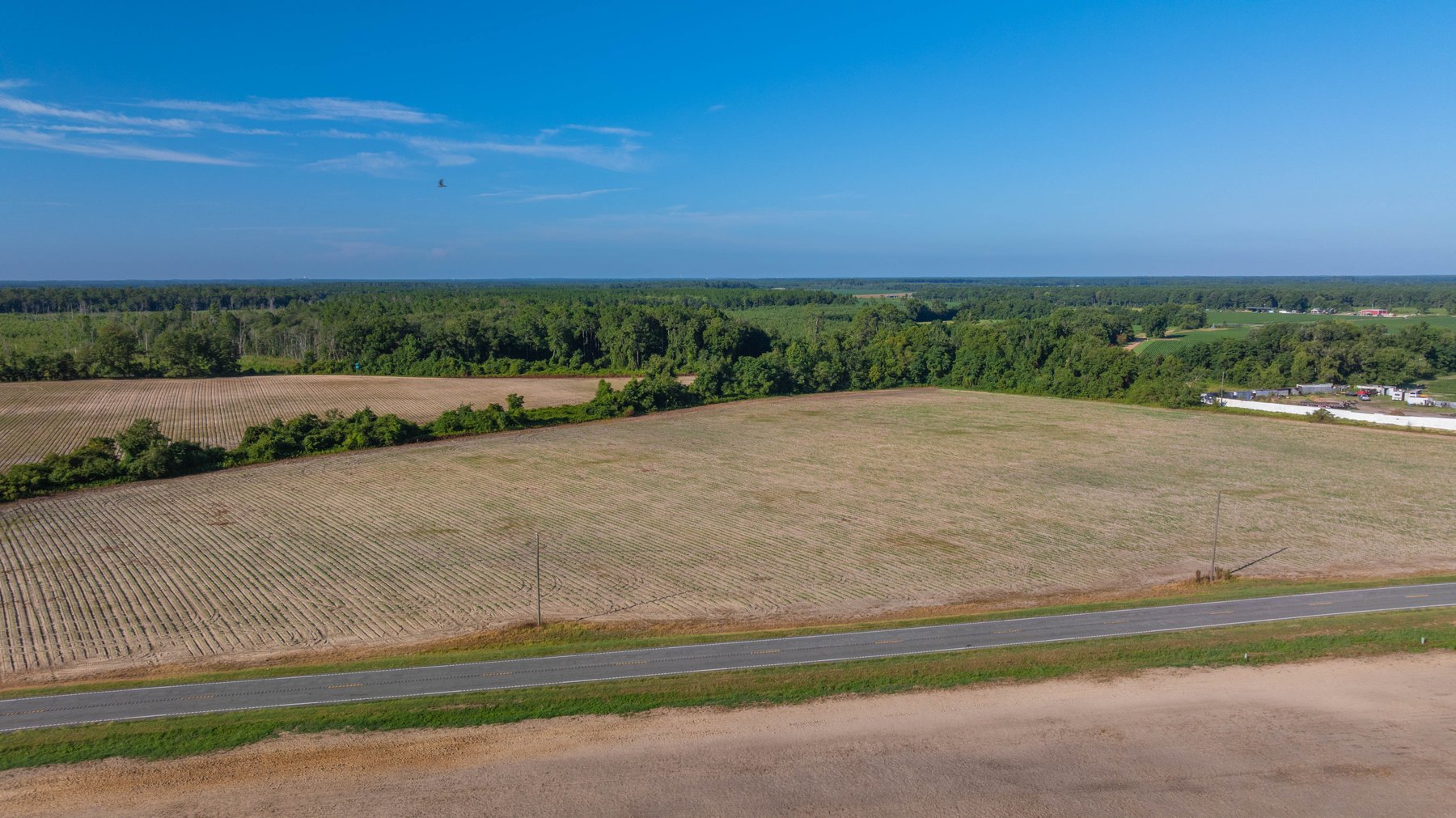 Image for 224+/- Total Acres – The Bowen Farm - Productive Farmland w/ Brick Home, Coastal Hayfields & Large Metal Building