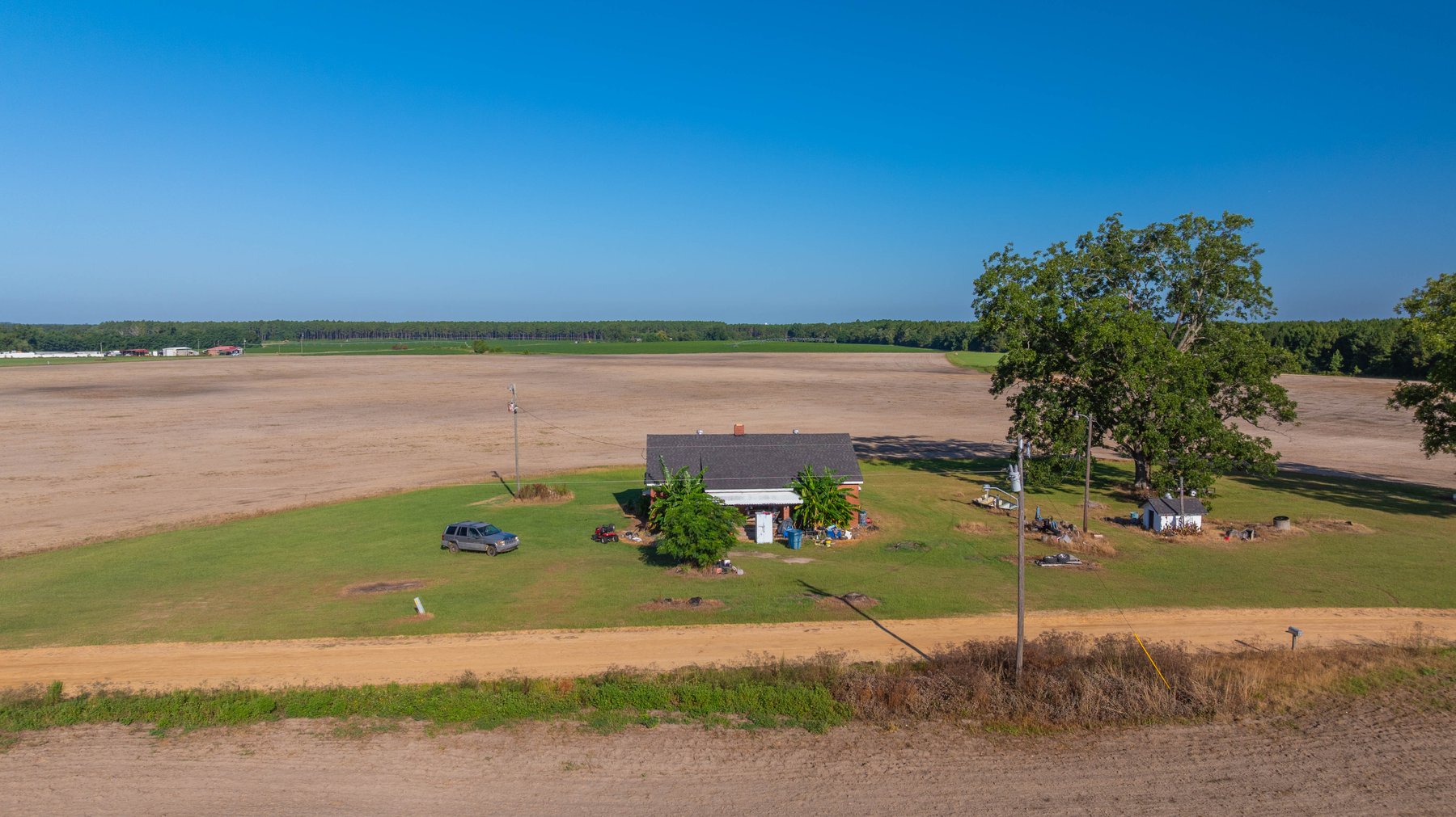 Image for 224+/- Total Acres – The Bowen Farm - Productive Farmland w/ Brick Home, Coastal Hayfields & Large Metal Building