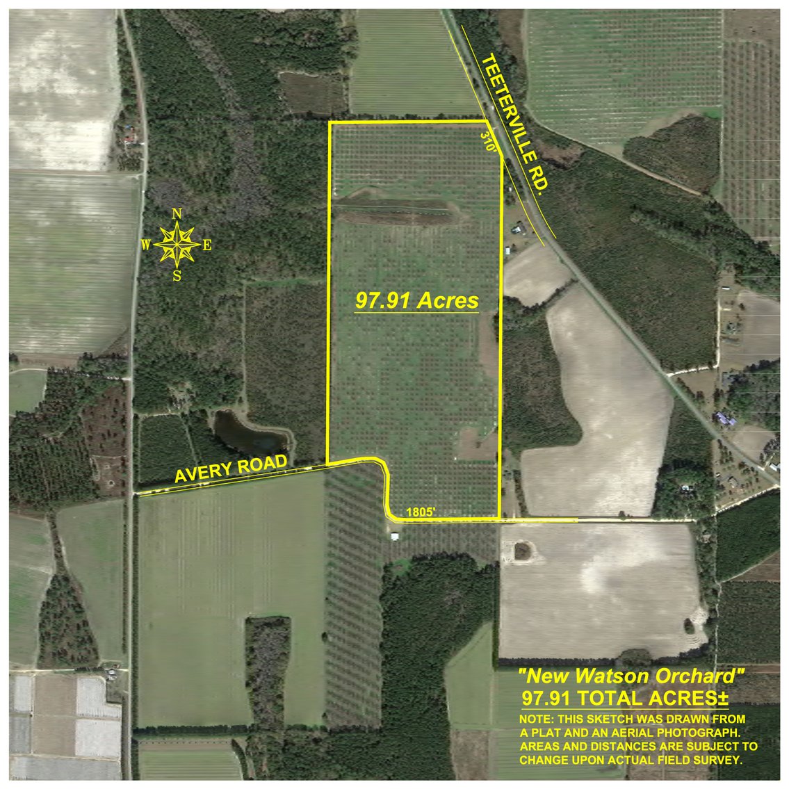 Image for 97± Acres - New Watson Orchard - Irrigated Pecan Orchard with Strong Varieties - Mini-Farm & Homesite Potential