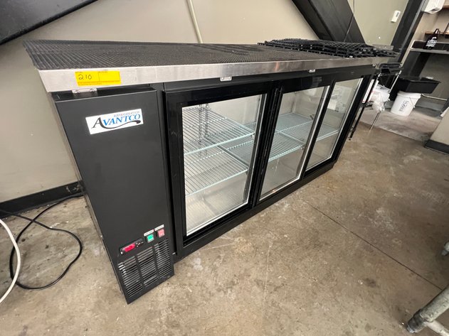 Image for AVANTCO 3-Door Beverage Refrigerator