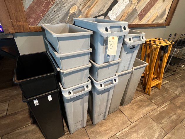 Image for Slim-Jim Style Trash Receptacles